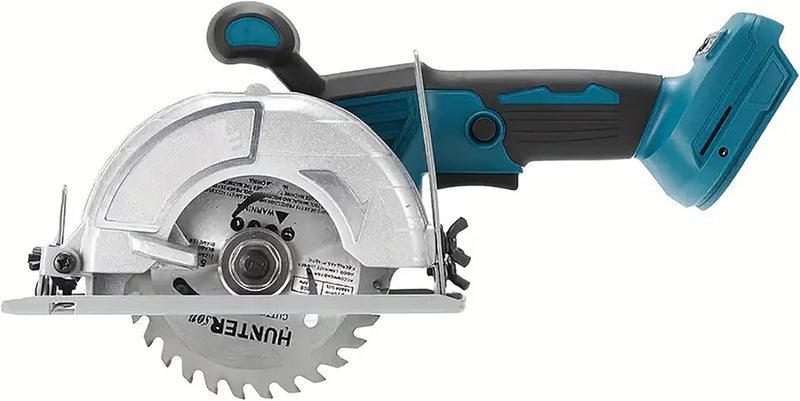 Heimerdinger 5 Inch Brushless Cordless Circular Saw with 4000mAh Battery,6500 RPM Compact Circular Saw,20mm Arbor with 1 TCT 30T Wood Blade and Scale Ruler - Image 2